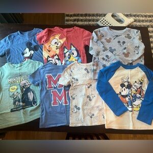 5T Mickey/Disney Shirt Bundle